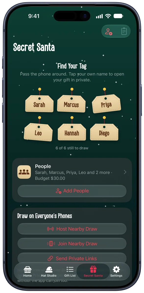 Santa Toolbox screenshot 4 of 5, shown on iPhone