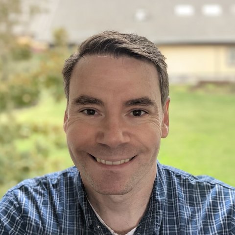 Patrick Heintz, smiling